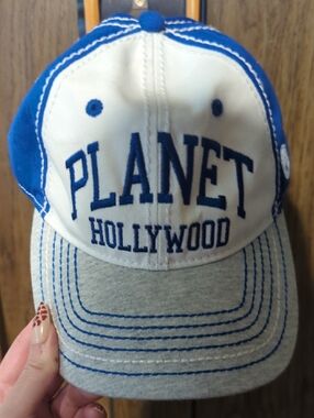 Planet Hollywood Blue & White Baseball Cap